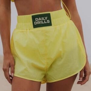 Daily Drills Original Bounce Shorts in Yellow